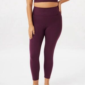 Girlfriend collective Plum Compressive High-Rise Legging Size Medium